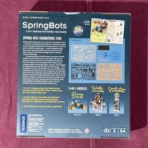 Thames & Kosmos | Games | Spring Bots 3 In Spring Powered Machines Stem ...